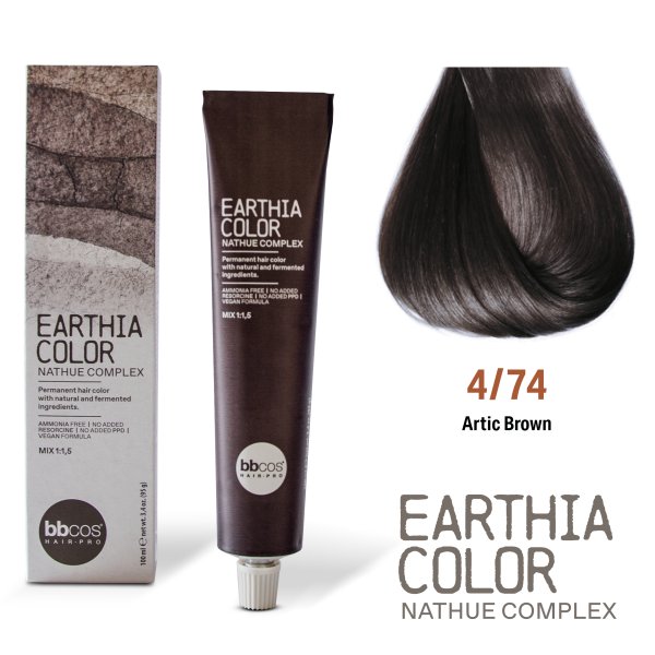 BBcos Earthia Color Nathue Complex 4/74 Arctic Brown 100ml