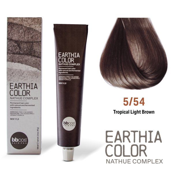 BBcos Earthia Color Nathue Complex 5/54 Tropical Light Brown 100ml